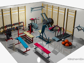 GYM  Interior Decorating