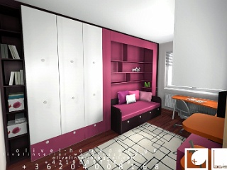 Olivel Bois - student room Candy
