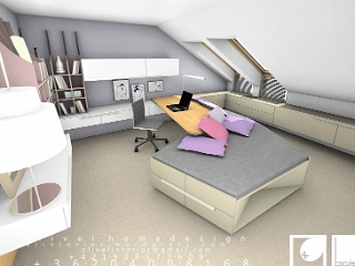 olivel - home office lounge for a young lady 00